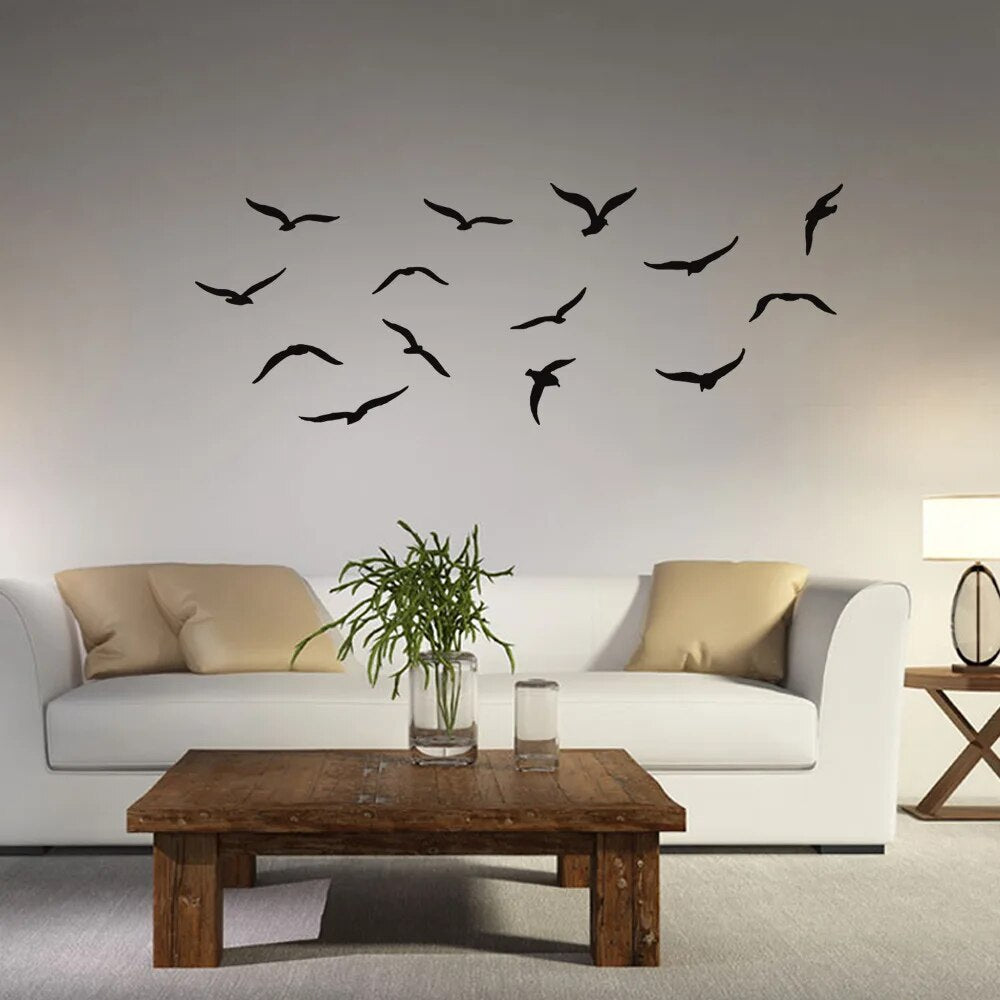 Creativity Tree Bird Vinyl Wall Sticker For Home Wall Decor Stickers Murals Living room Decoration Animals stickers on the wall