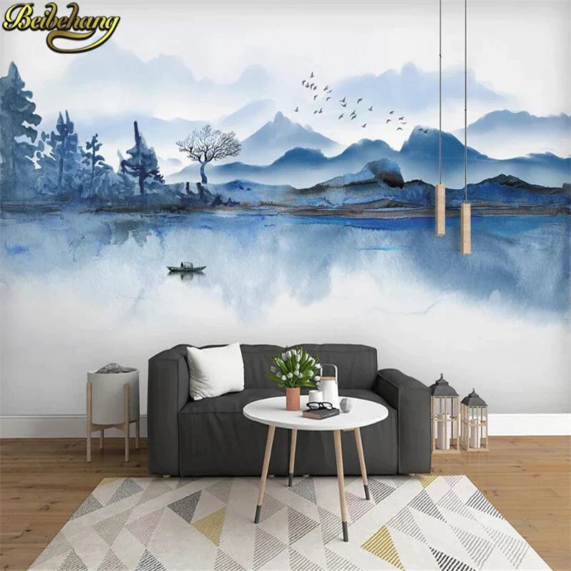 Custom Ink painting landscape wallpaper