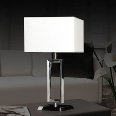 Modern luxury European stainless steel table lamp