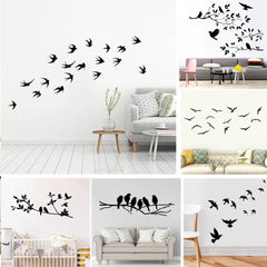 Creativity Tree Bird Vinyl Wall Sticker For Home Wall Decor Stickers Murals Living room Decoration Animals stickers on the wall