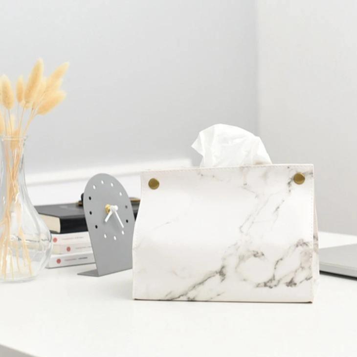 Marble Tissue Case White | Sage & Sill