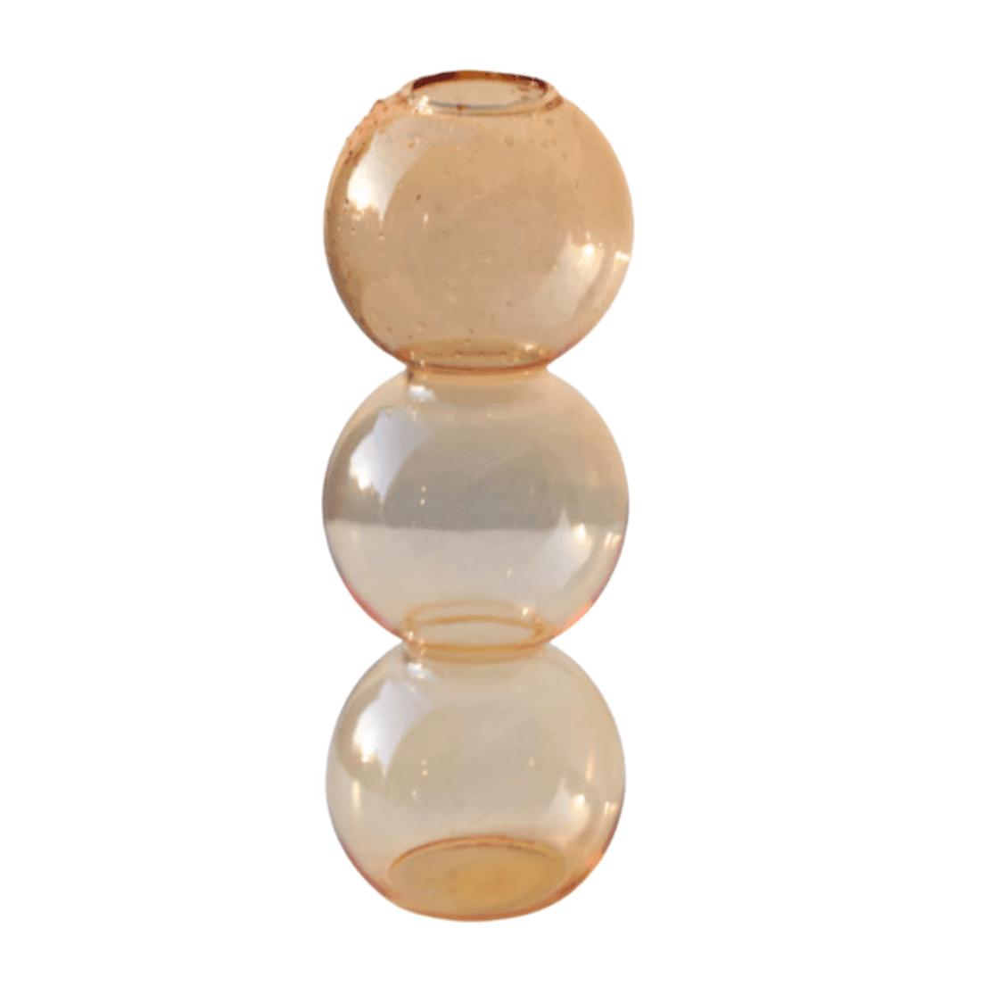 Crystal Glass Bubble Vase Bisque / 3 Bubbles | Sage & Sill