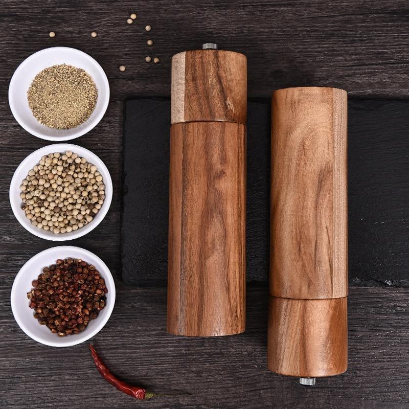 Acacia Wood Salt & Pepper Mills