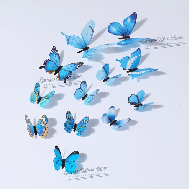 Hollow Butterfly Wall Sticker DIY Home Decoration