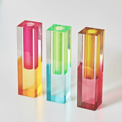 Modern Prism Acrylic Vase