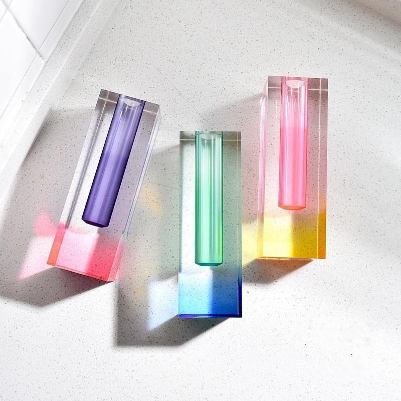 Modern Prism Acrylic Vase